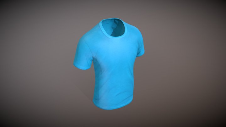 T-shir-gray 3D Model