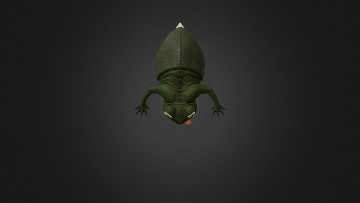 Alien Toad 3D Model