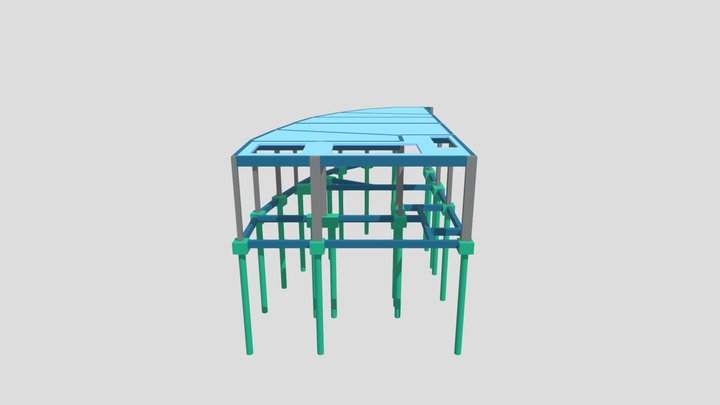 Projeto Estrutural Vihtube 3D Model