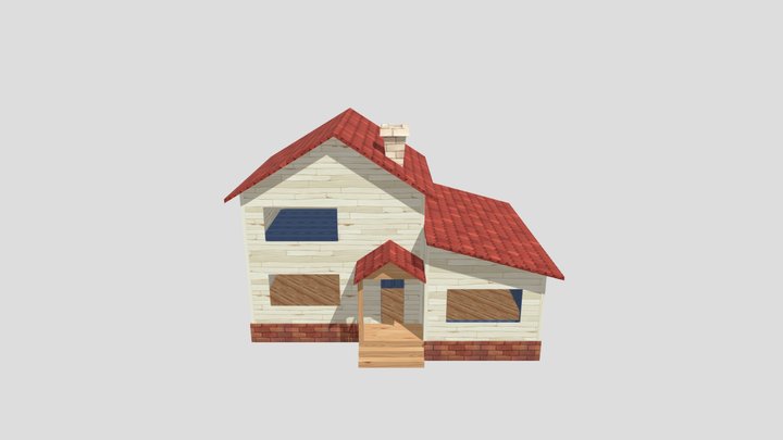 Hello Neighbor Players House Pre- Alpha 3D Model
