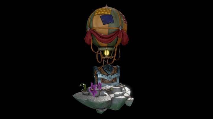 Stylized Balloon 3D Model