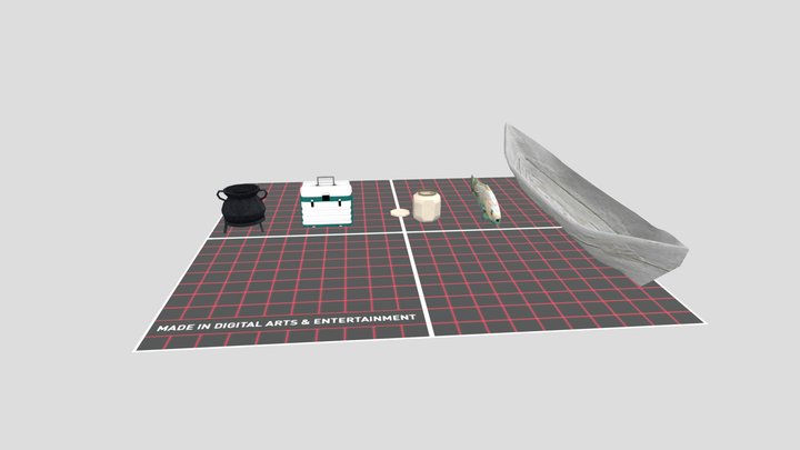 DAE 5 Finished props - By the ocean 3D Model