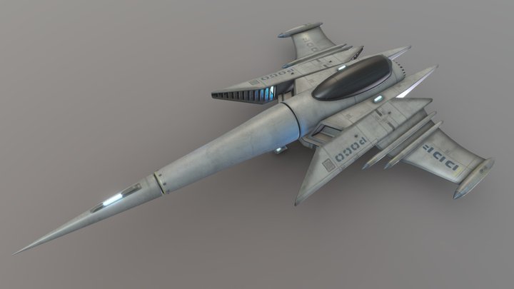 Skyward DDF Poco Ship 3D Model