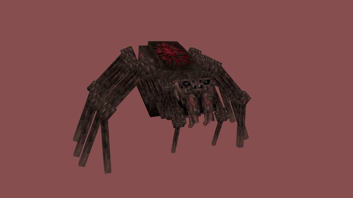 Giant Spider Boss 3D Model