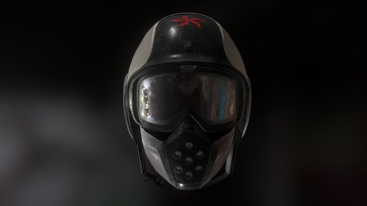 SharkRaw Soyouz helmet a.k.a. 'АКУЛА' 3D Model