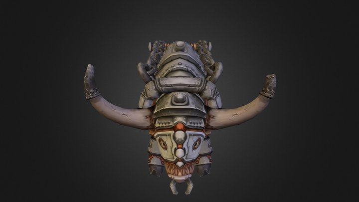 Reins Primal Tauren 3D Model