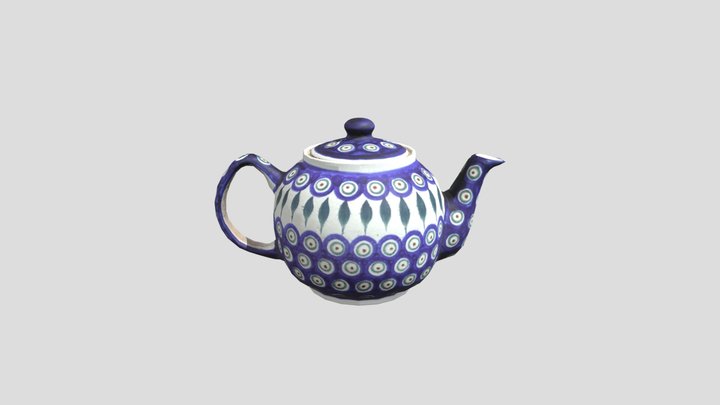 Breeden Teapot_Low 3D Model