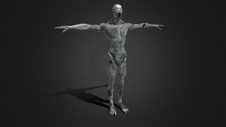 SCP-096 3D Model Fanart : r/SCP