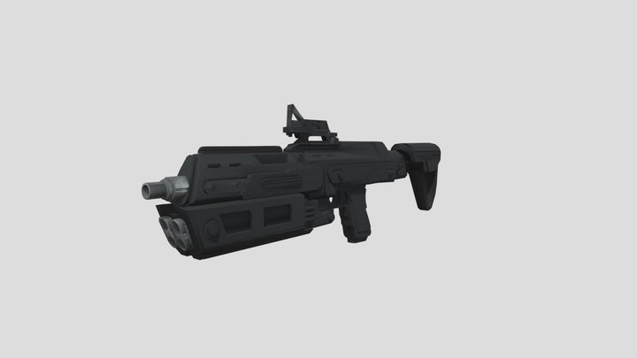 Sith Trooper ST-W48 Blaster Carbine 3D Model