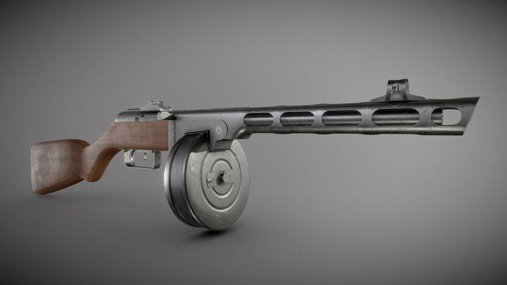 PPSH 3D Model