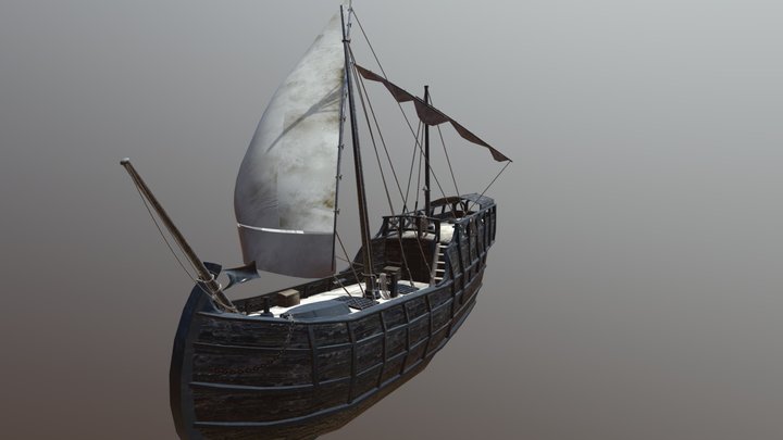 Notorious ship (lowpole) 3D Model