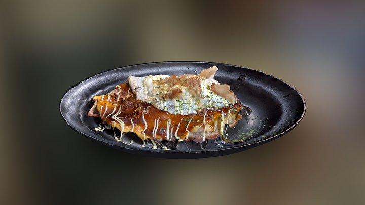 Okonomiyaki - Okan South Bank, London – Free 3D Model STL
