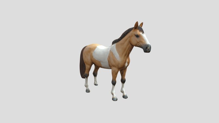 Realistic horse 3D Model