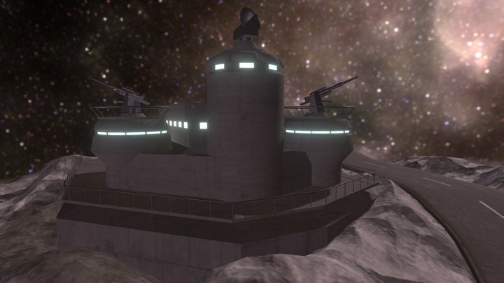 Moon Bunker 3D Model