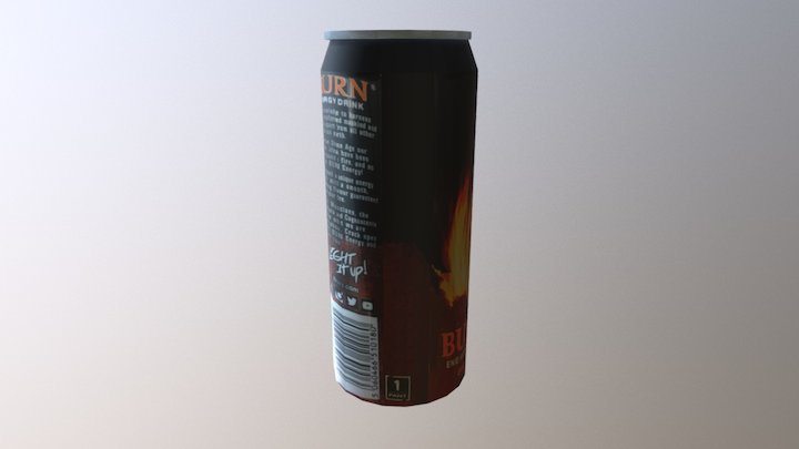 burn can 3D Model