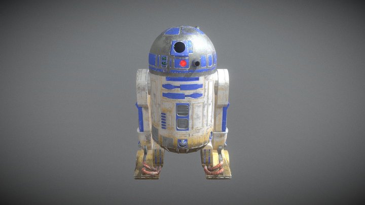 R2D2 3D Model