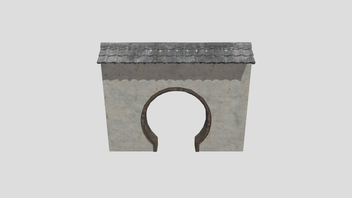 SM_ Fortified Gate_01a 3D Model