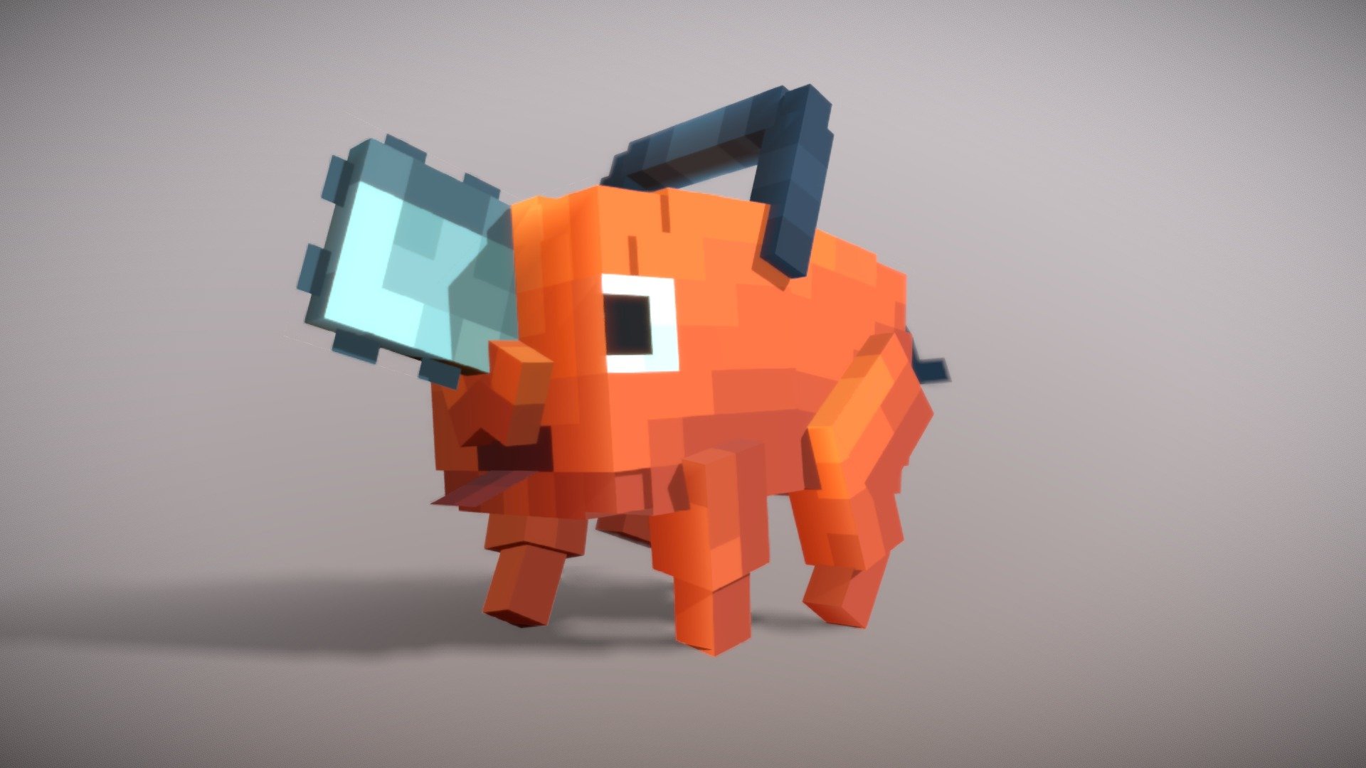 pochita - 3D model by Block's Myth (@markmj) [e6907a0] - Sketchfab