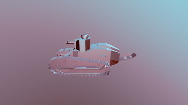 M1917 Tank 3D Model