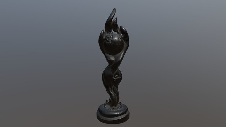 Chess Black Queen 3D Model