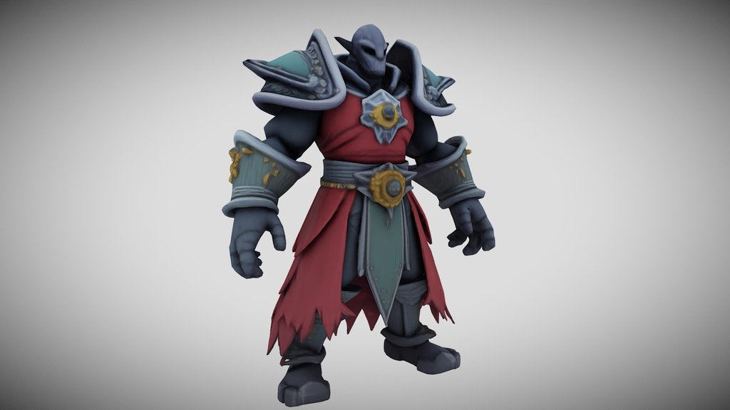 Titan lowpoly handpainted