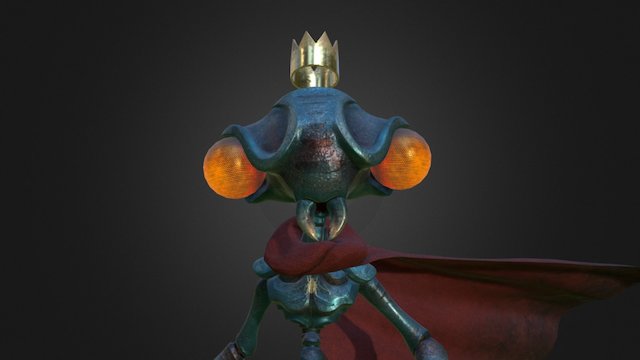 Insects King 3D Model