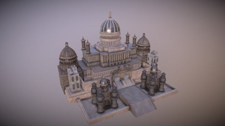 western castle 3D Model