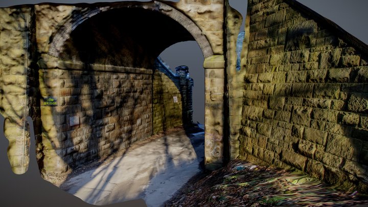 Redcote Lane Underline Arch Bridge - Kirkstall 3D Model
