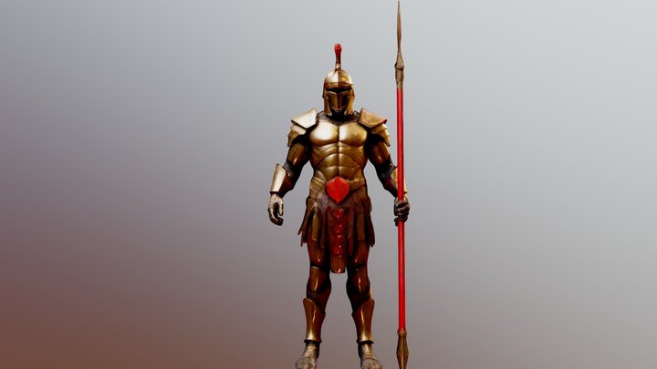 300 Spartans 3D Model
