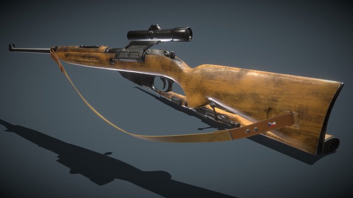vz.54 sniper rifle – Kostenloses 3D-Modell STL