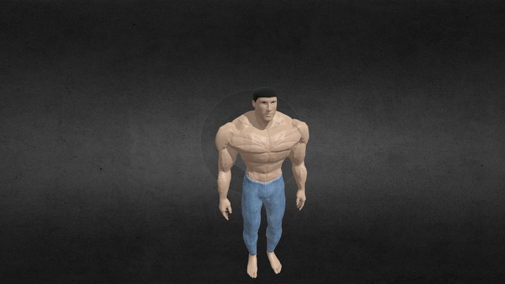Strong Man 3D Model