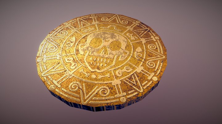 PirateCoin 3D Model