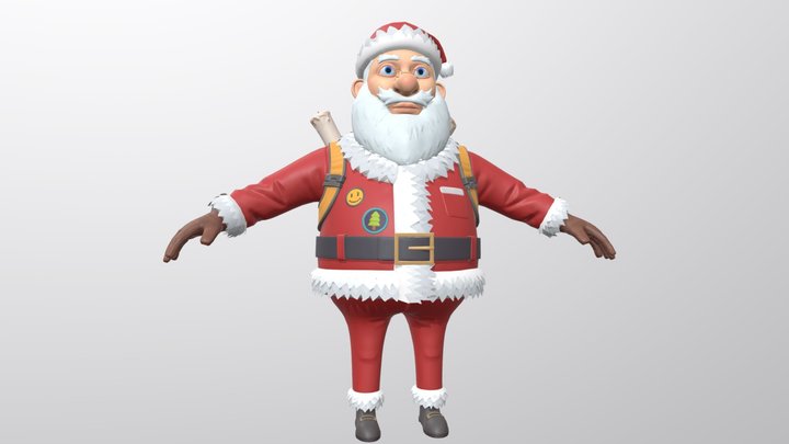 Santa 3D Model