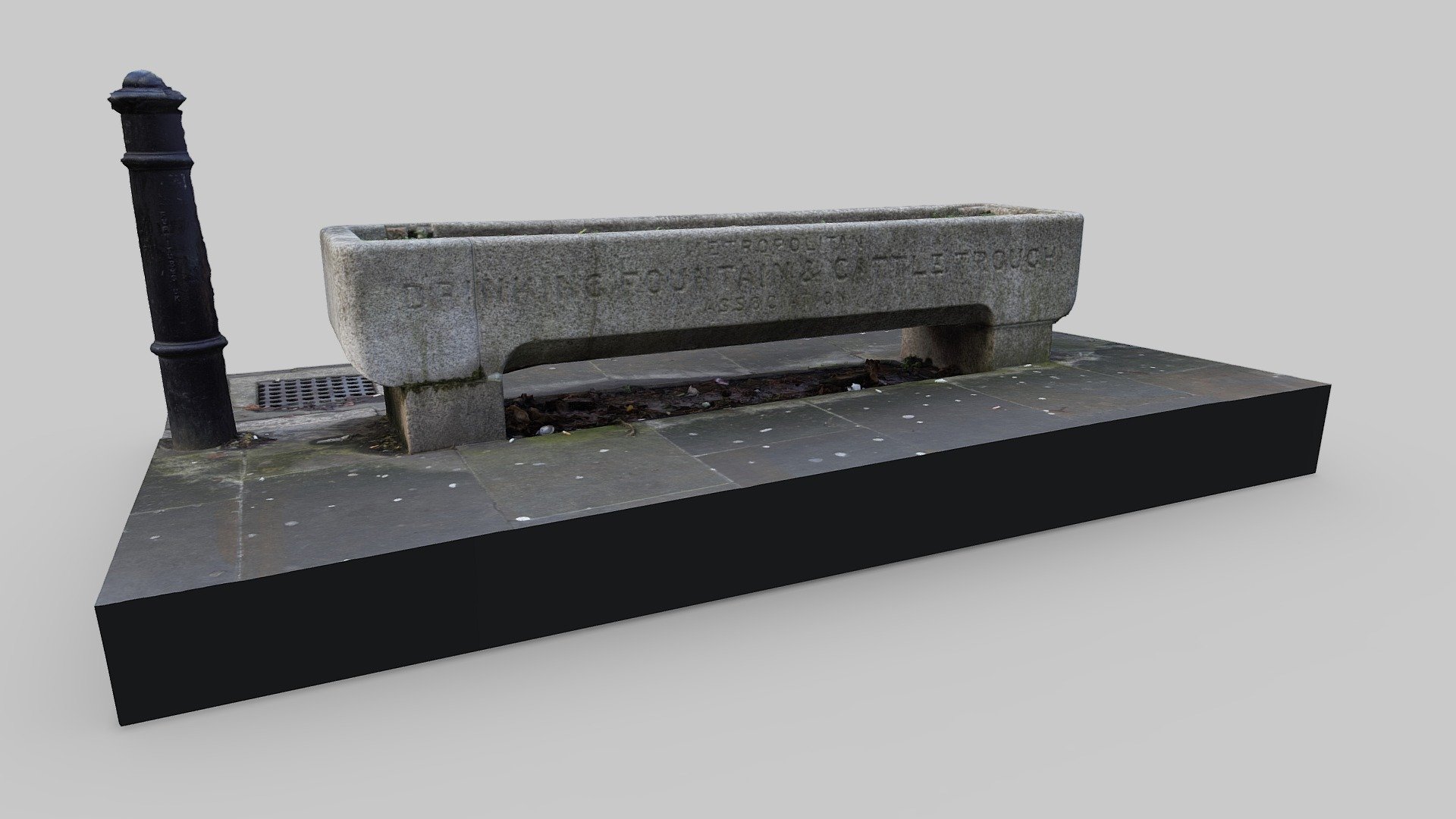 Cattle Trough Christ Church Spitalfields Download Free 3D model by