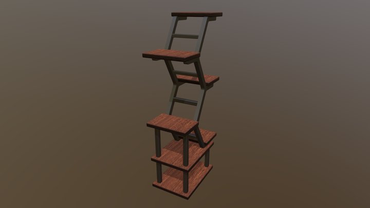 Hexagonal Furniture 3D Model