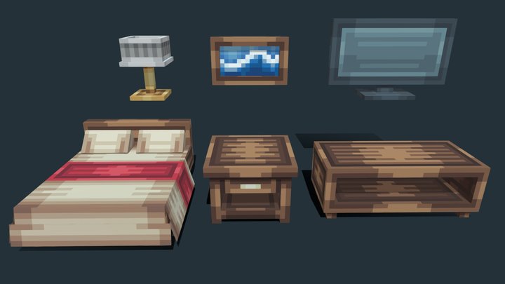Hotel furniture 3D Model
