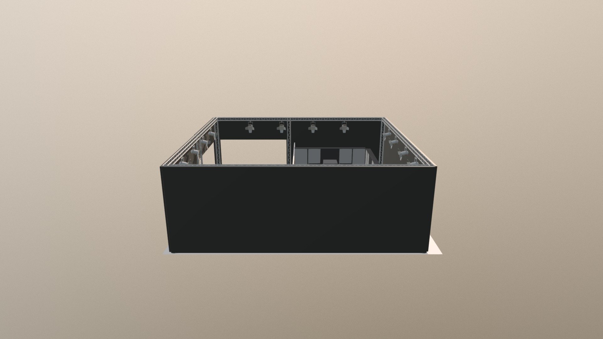 Room Layout With Lights Open