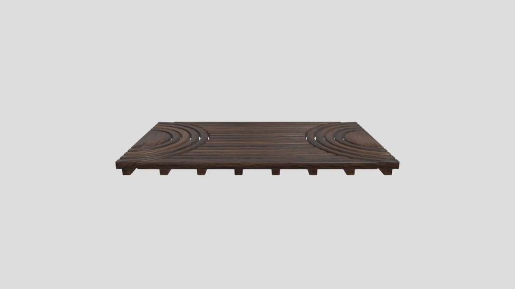 Bathmat Circle Ebony