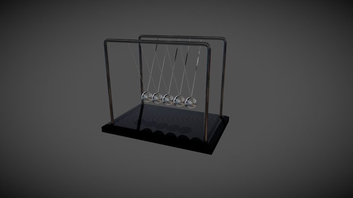 Newtons Cradle 3D Model