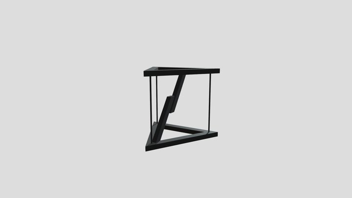 Tensegrity Structure V2 3D Model