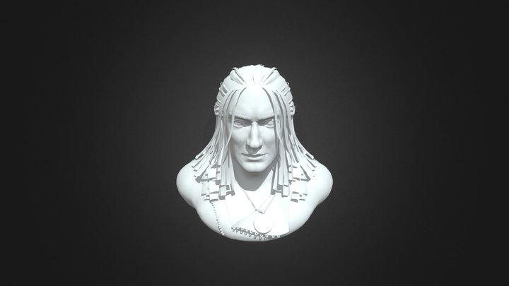 Geralt Week2 UV's 3D Model