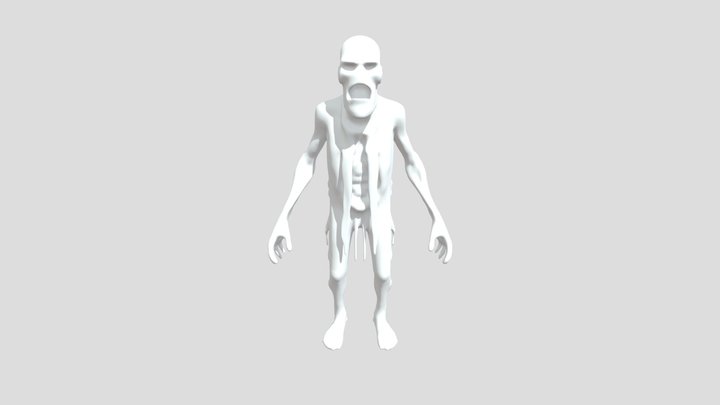 Low Polly Dead zombie  3D Model only $0.99 3D Model