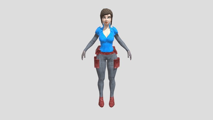 Personajes Textura Laglaive 3D Model