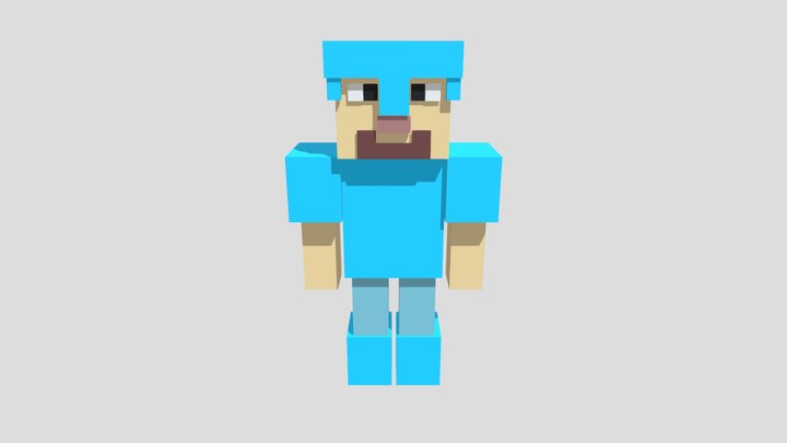 MC-Steve 3D Model