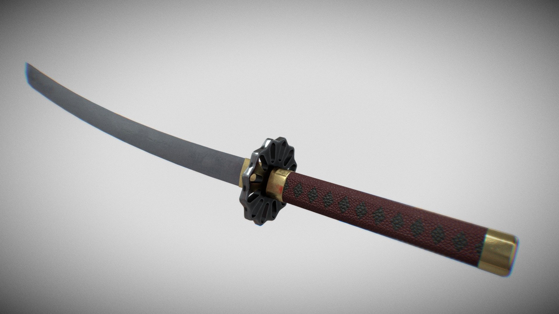 Katana - 3d Model By Bertas [e69e32d] - Sketchfab