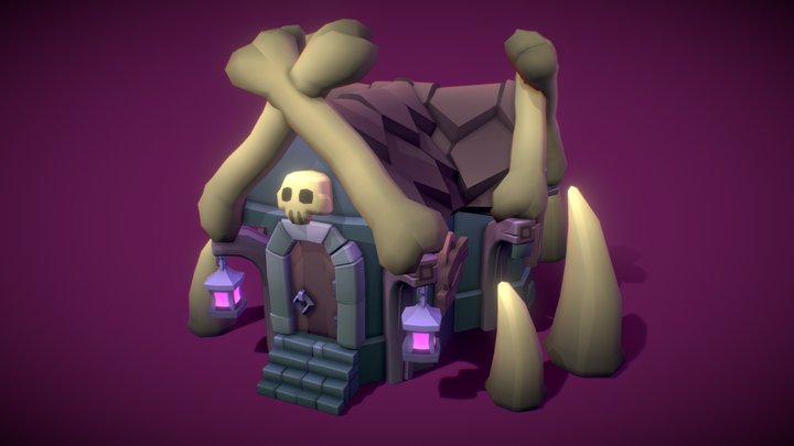 RTS Undead House Lv2 - Proto Series – Free 3D Model STL