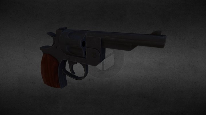 Revolver Cal .32 3D Model