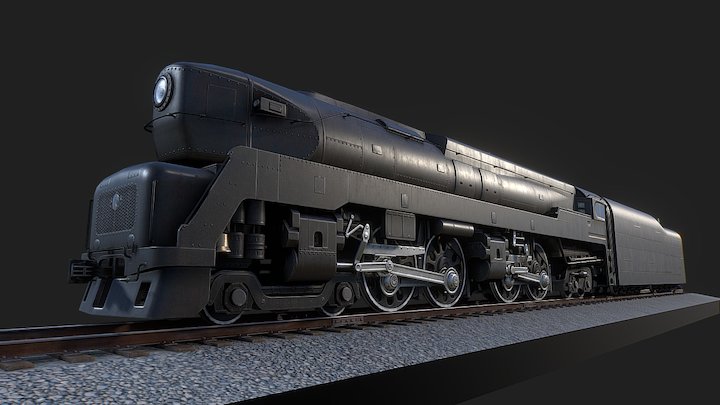 Pathologic (2017). PRR T1 steam locomotive 3D Model