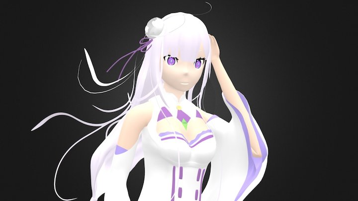 Emilia 3D Model
