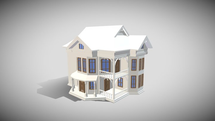 Manty Cottage 3D Model